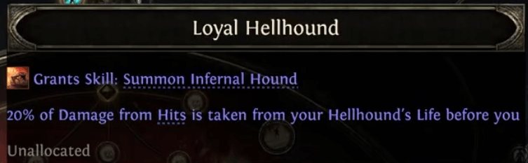 poe 2 loyal hellhound